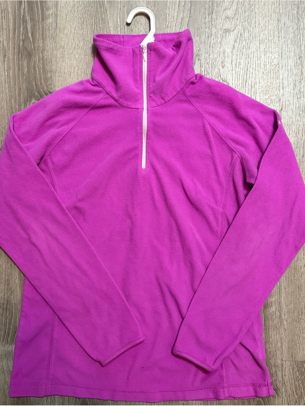 Columbia Magenta Half-Zip Fleece Pullover women’s medium